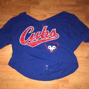 Victoria Secret Pink Chicago Cubs Crop Top
